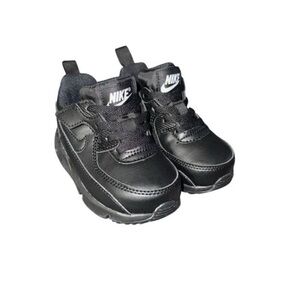 NEW Nike Air Max 90 EasyOn Little Kids' Shoes Black Size Toddler 7C